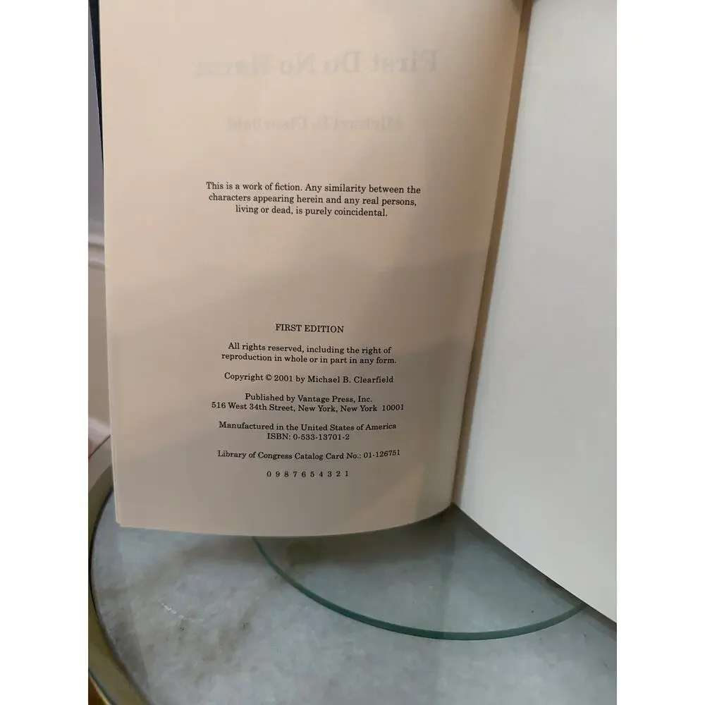 Vantage Press first edition